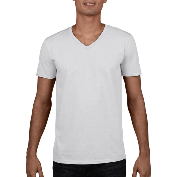 T-shirt Gildan Homem Softstyle® com decote em V